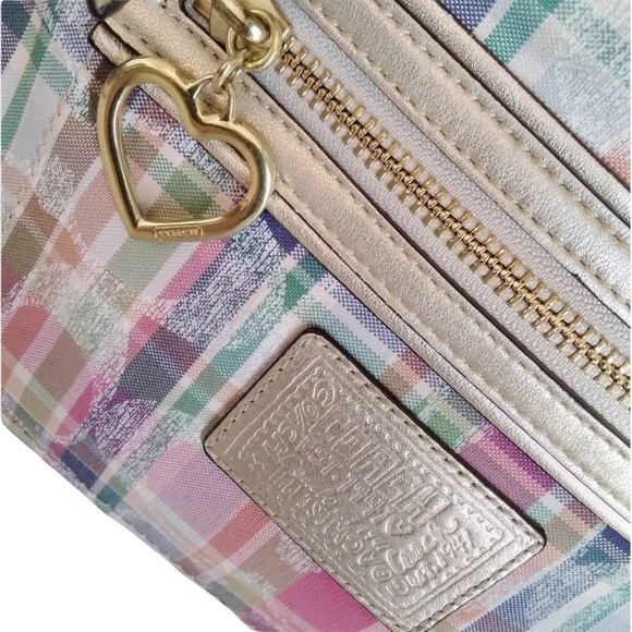 Coach Purse Pastel Color & Metallic Soft Gold Accent Special Limited Production - Picture 10 of 16